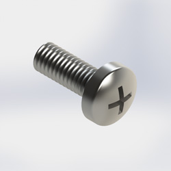 Screw, M6x16mm, pan hd torx, zinc (Each)