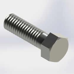 Bolt 3/8 in x 1-1/4in G5 HDG (Each)