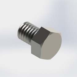 Bolt 3/8in X 1/2in Hex 18-8 SS (Each)