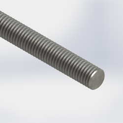 threaded rod stud, 3/8 in x 7 HDG (Each)