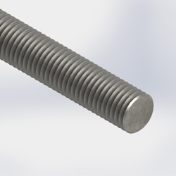 threaded rod 1/2in x 24in, HDG A307 (Each)