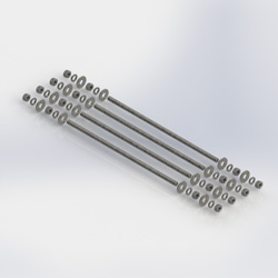 threaded rod kit 5/8in x 20(4 rods), HD (Each)