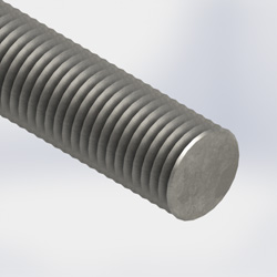 threaded rod,  3/4in x 36in B7 GALv (Each)