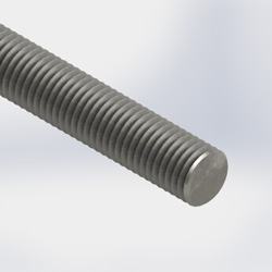 threaded rod 1/2in x 6ft, Ss (6FT)