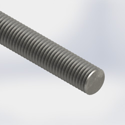 threaded rod 1/2in x 6ft,  HDg (6FT)