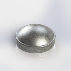 Pipe cap for 4.5in OD pipe HDG (Each)