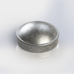 pipe cap for 4in OD pipe,  HDg (Each)