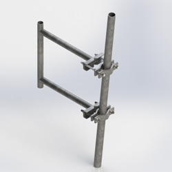 Stand-off Mount 24x24x18in w/HW (Each)