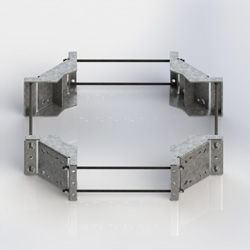 quad mount, 10-48in w/mount hardware (Each)