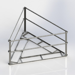 Tri-sector roof frame, 10ft face (Each)