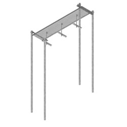 IBK 24x10ft (4) 14ft Post Sing Cen Mnt (Each)