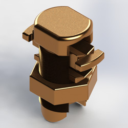 Spl Bolt,Cu: 6 AWG-2 AWG (Str) Run & Tap (Each)