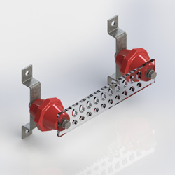 ground bar mnt, LG 3/8in, INS V. Ss (Each)