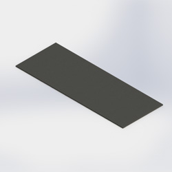 Rubber Mat 18in x 48in x 3/8in thick (Each)