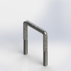 U-Bolts for 3" x 3" square tube