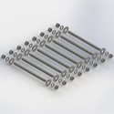 threaded rod kit 5/8in x 10in (8 rods)H (Each)