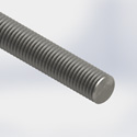 threaded rod 1/2in x 6ft, Yellow Zinc (6FT)