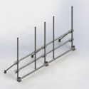 WT roof top frame (1) sect/12ft face (4) (Each)