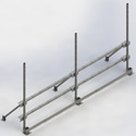 WT roof top frame (1) sect, 14ft face (3 (Each)